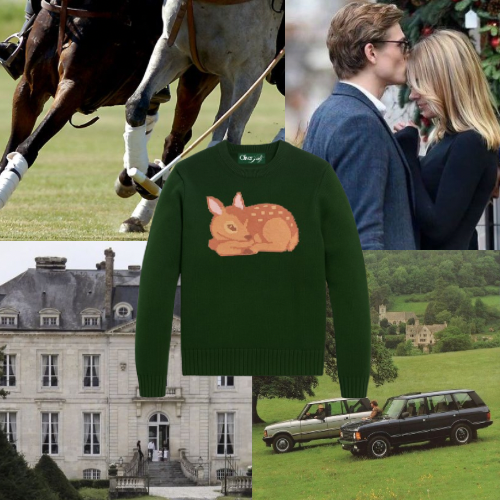 Bambi Knit Sweater in Dark Polo Green | Preorder Only