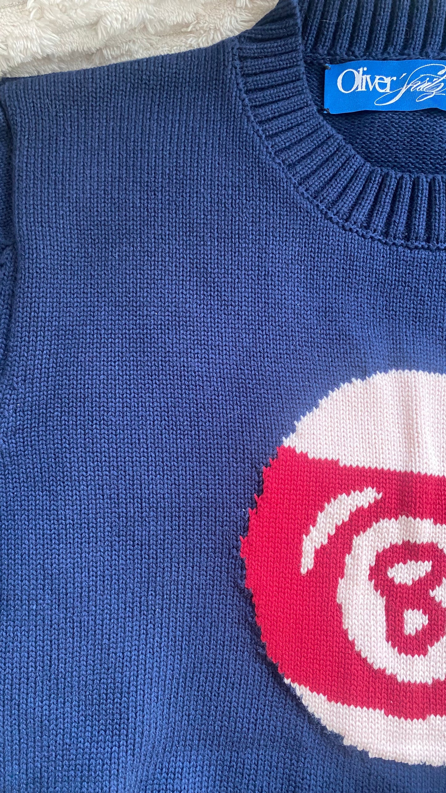 8 ball Knit Sweater in Navy Blue | Preorder Only