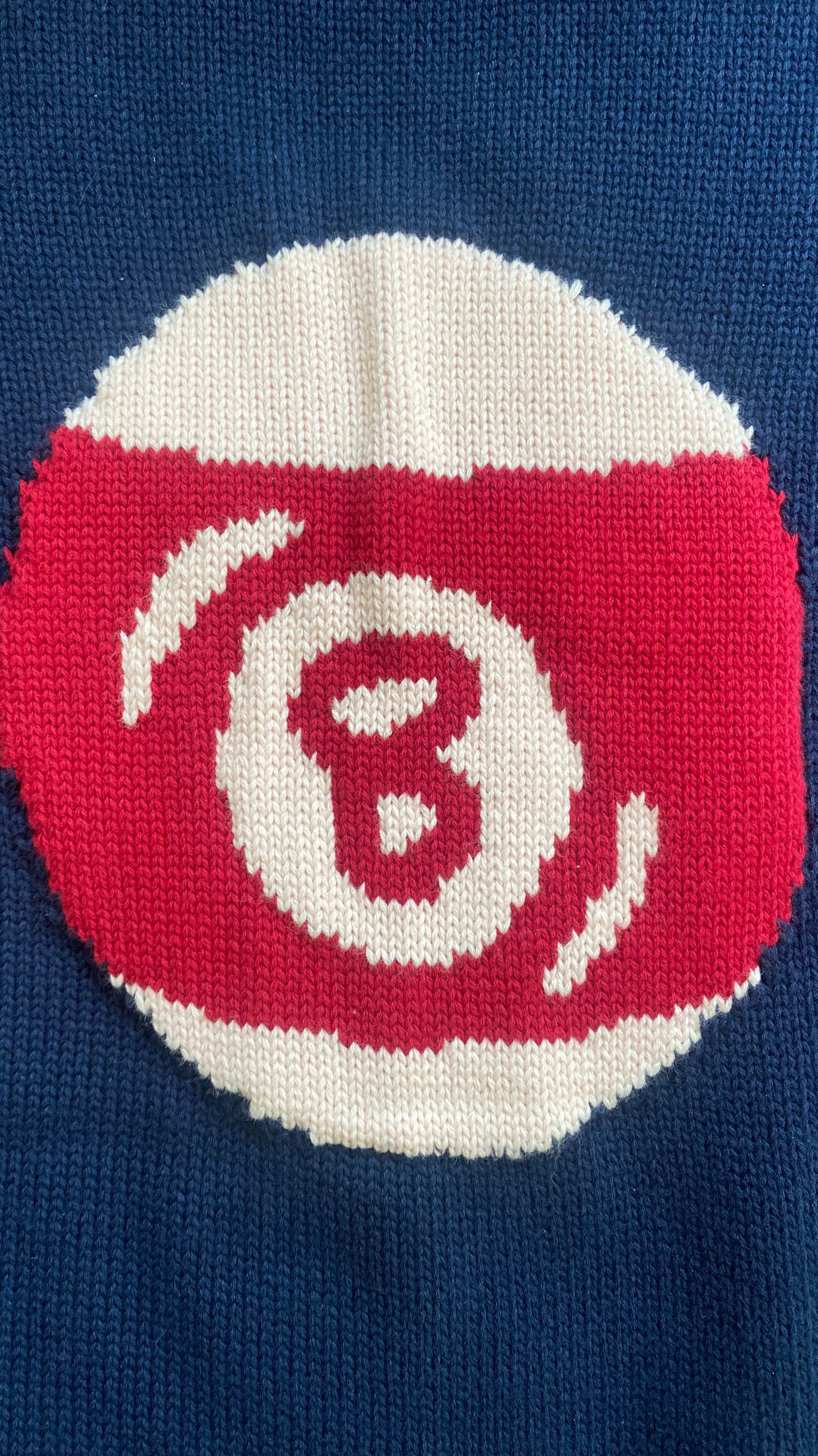 8 ball Knit Sweater in Navy Blue | Preorder Only