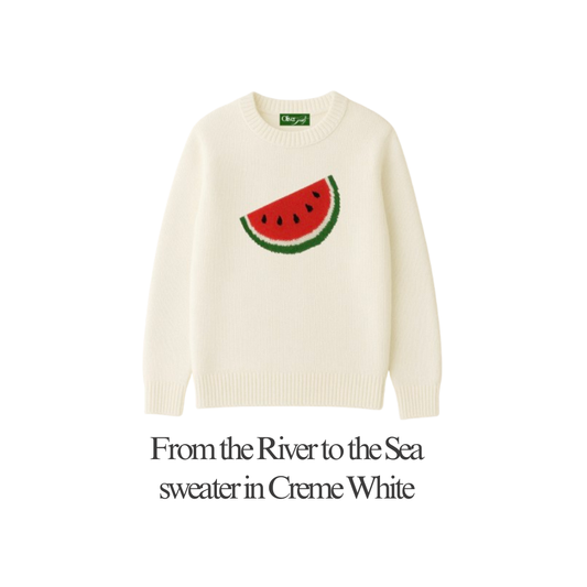 Stand with Palestine Knit Sweater | Preorder Only